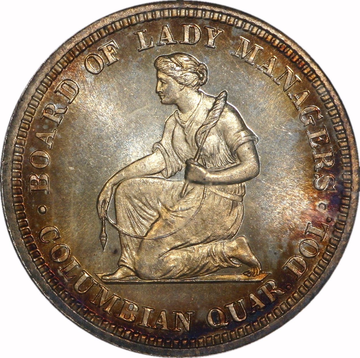1892-1893 World's Columbian Exposition Isabella Quarter